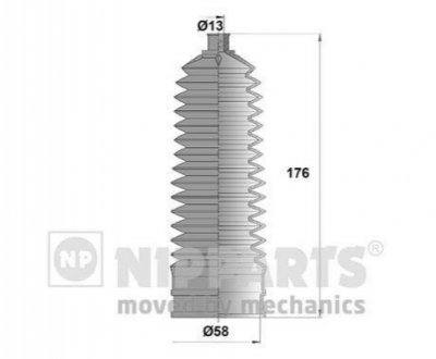 N2844028 NIPPARTS Пильовик рульового механізма