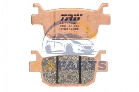 Гальмівні колодки скутерные MCB806SRM