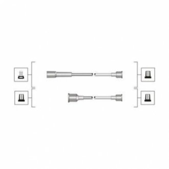 941319170113 MAGNETI MARELLI Комплект проводов зажигания
