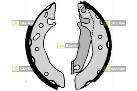 BC 06030 STARLINE Гальмівні колодки барабанні