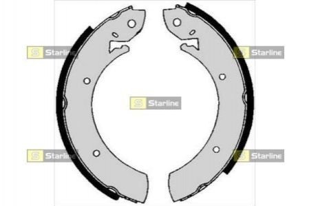 BC 01150 STARLINE Гальмівні колодки барабанні