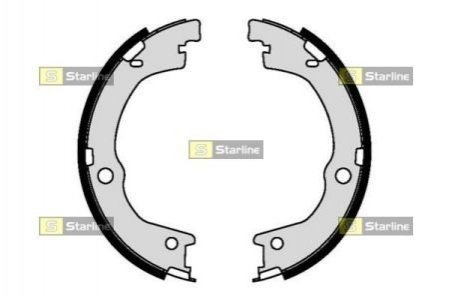 BC 09460 STARLINE Гальмівні колодки барабанні