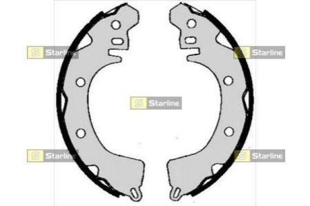 BC 05260 STARLINE Гальмівні колодки барабанні