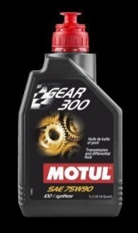 105777 MOTUL Олива трансмісійна синтетична Motul "Gear 300 75W90", 1л (100118=105777)