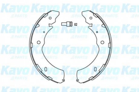 KBS-6407 KAVO Комплект тормозных колодок