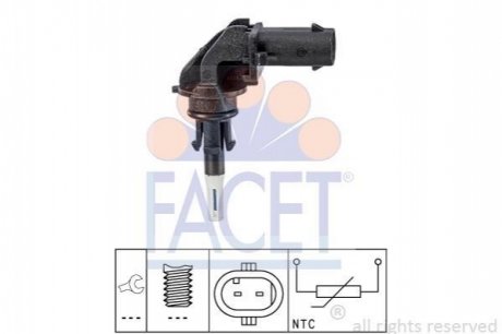 10.4032 FACET Датчик температуры воздуха BMW 1/2/3/4/5/7/X1/X3/X4/X5/X6 1.5-3.0 D 06-> (10.4032) FACET