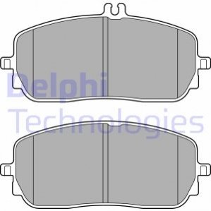 LP3437 Delphi Тормозные колодки, дискові