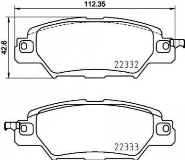 P49053 BREMBO Тормозные колодки дисковые