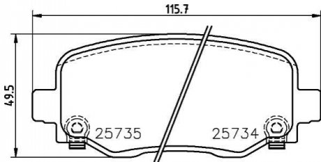 P37020 BREMBO Тормозные колодки дисковые