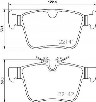 P86029 BREMBO Гальмівні колодки дискові