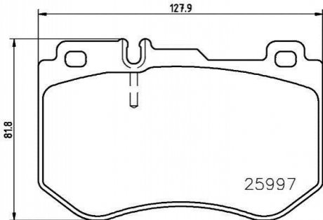 P50123 BREMBO Гальмівні колодки дискові