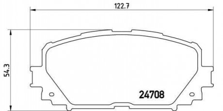 P83101 BREMBO Гальмівні колодки дискові