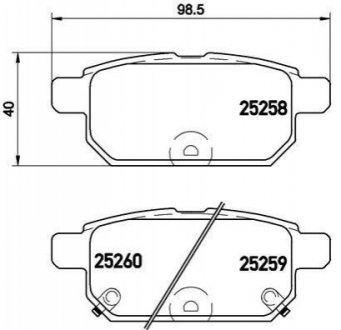 P79029 BREMBO Тормозные колодки дисковые