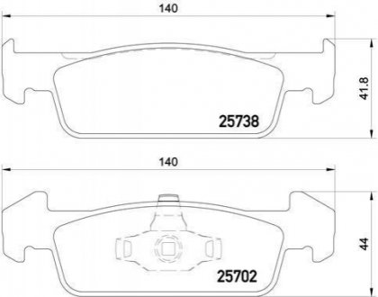 P68060 BREMBO Тормозные колодки дисковые