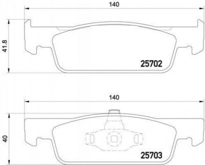 P68059 BREMBO Тормозные колодки дисковые