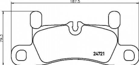 P65030 BREMBO Тормозные колодки дисковые