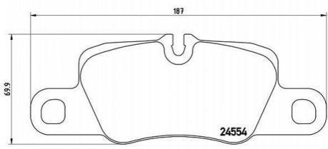 P65020 BREMBO Гальмівні колодки дискові