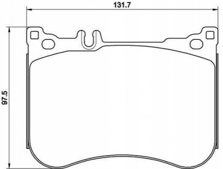 P50114 BREMBO Тормозные колодки дисковые