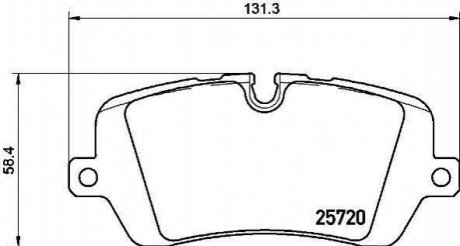 P44021 BREMBO Тормозные колодки дисковые