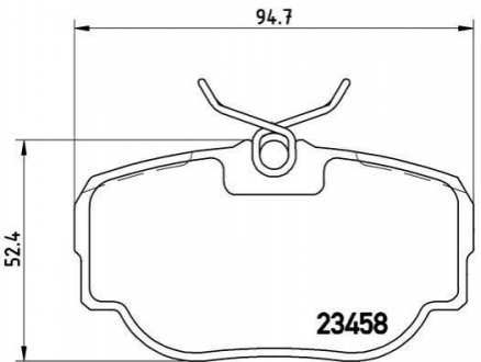 P44009 BREMBO Тормозные колодки дисковые