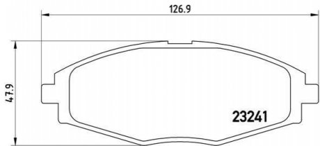 P15006 BREMBO Тормозные колодки дисковые