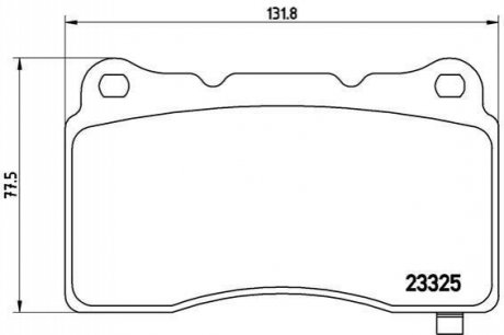 P09004 BREMBO Гальмівні колодки дискові