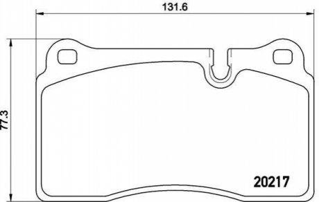 P44018 BREMBO Гальмівні колодки дискові