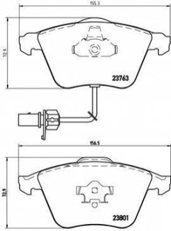 P85084 BREMBO Гальмівні колодки дискові