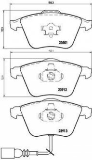 P85079 BREMBO Тормозные колодки дисковые