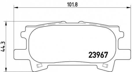 P83068 BREMBO Гальмівні колодки дискові