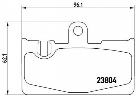 P83059 BREMBO Тормозные колодки дисковые