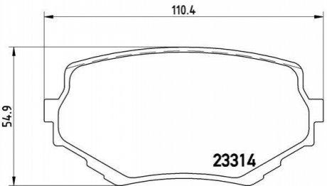 P79009 BREMBO Гальмівні колодки дискові