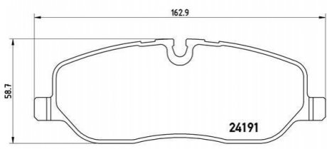 P44014 BREMBO Тормозные колодки дисковые