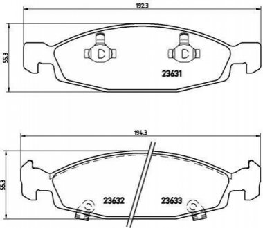 P37005 BREMBO Тормозные колодки дисковые