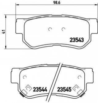 P30014 BREMBO Тормозные колодки дисковые