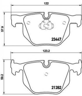 P06029 BREMBO Гальмівні колодки дискові