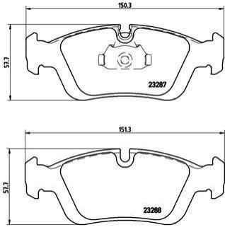 P06024 BREMBO Тормозные колодки дисковые