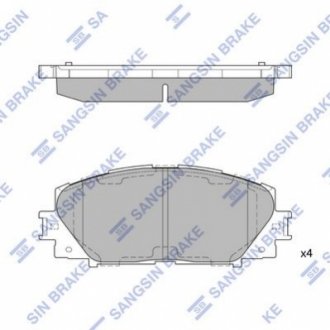 SP1377 Hi-Q (SANGSIN) Колодки дискового гальма