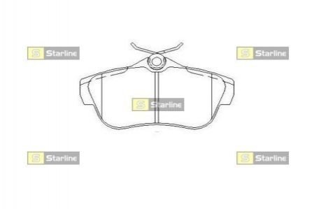 BD S515 STARLINE Гальмівні колодки дискові