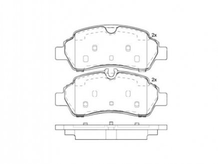 P24 209 BREMBO Гальмівні колодки дискові