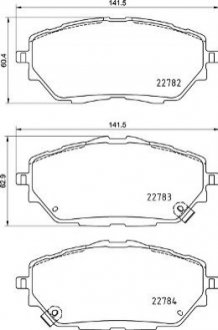 P83 171 BREMBO Гальмівні колодки дискові