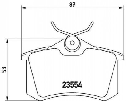 P68 024 BREMBO Гальмівні колодки дискові