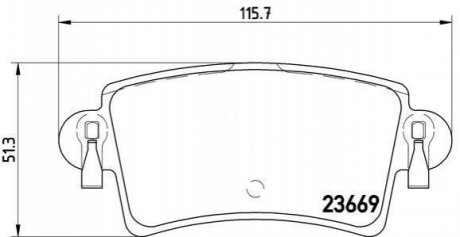 P59 040 BREMBO Гальмівні колодки дискові