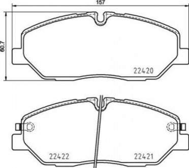 P30 090 BREMBO Гальмівні колодки дискові