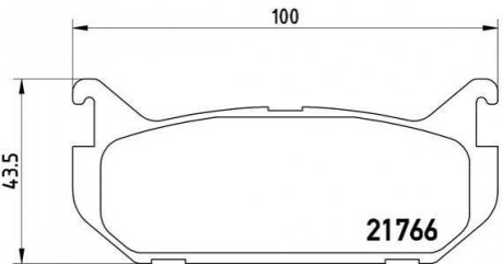 P24 036 BREMBO Гальмівні колодки дискові