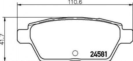 P49 051 BREMBO Гальмівні колодки дискові