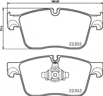 P36 031 BREMBO Гальмівні колодки дискові