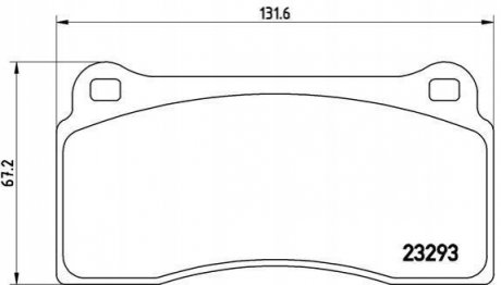 P36 018 BREMBO Гальмівні колодки дискові