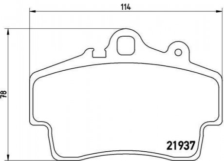 P65 007 BREMBO Гальмівні колодки дискові