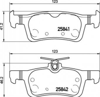 P24 204 BREMBO Гальмівні колодки дискові